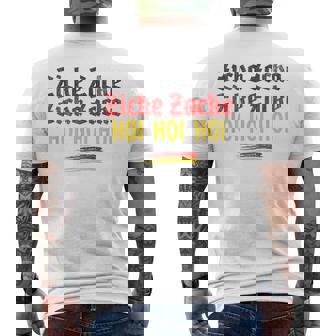 Zicke Zacke Hoi Hoi Drinking Chant Oktoberfest Men's Back Print T-Shirt | Mazezy