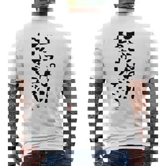 「さっぱりわからない。」おもしろ 筆文字 服の裏面 面白い文字入り メンズTシャツ バックプリント - Kawaiitshirt