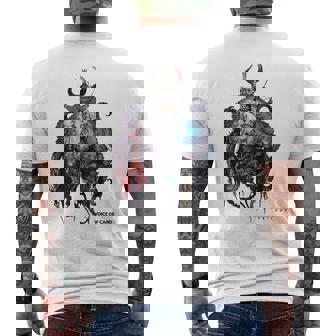 『Voice Of Cards できそこないの巫女』精霊ノ王 メンズTシャツ バックプリント - Kawaiitshirt
