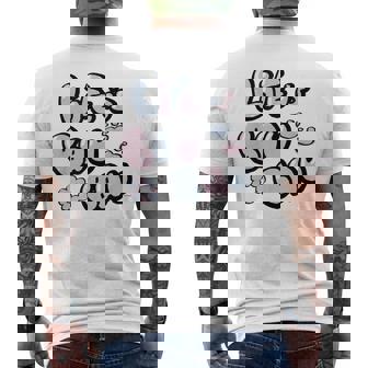 【フワモコ】Life Is Bau Bau メンズTシャツ バックプリント - Kawaiitshirt