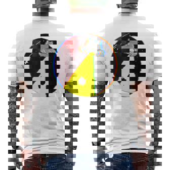 【獅白ぼたん】ねぽらぼホロアースライブ記念 メンズTシャツ バックプリント - Kawaiitshirt