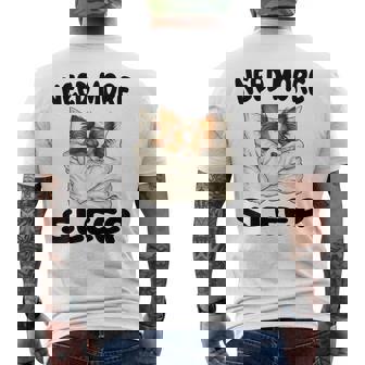 かわいいパピヨンドッグは睡眠パジャマナイトガウンが必要です メンズTシャツ バックプリント - Kawaiitshirt