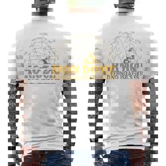 アイアンドーム イスラエル国防軍 Idf ユダヤ人ギフト プロイスラエル メンズTシャツ バックプリント - Kawaiitshirt