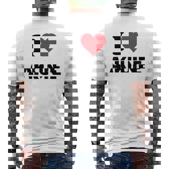 アイハート 阿久根 Japan Love 日本土産 メンズTシャツ バックプリント - Kawaiitshirt