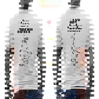 アイ・ラブ・ホノルル メンズTシャツ バックプリント - Kawaiitshirt