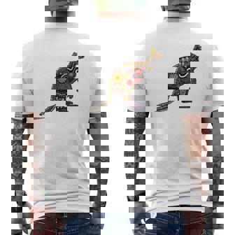 アボリジニアート カンガルー。 メンズTシャツ バックプリント - Kawaiitshirt