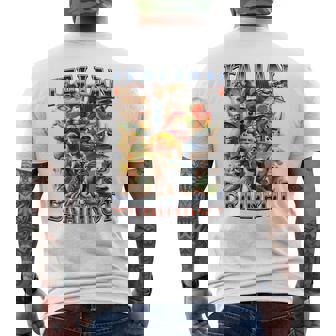 イタリアンブレインロットファニーイタリアンブレインロットミーム メンズTシャツ バックプリント - Kawaiitshirt