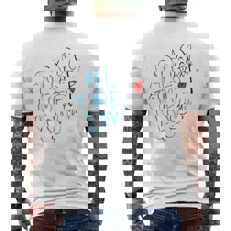 オールタイムローモンスターハート メンズTシャツ バックプリント - Kawaiitshirt