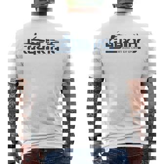 カヤックは俺のスポーツだよカヤックはカヤック メンズTシャツ バックプリント - Kawaiitshirt