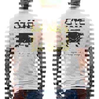 ケーキ 長引き The Magic メンズTシャツ バックプリント - Kawaiitshirt