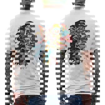 ババヤガ 神話 グラフィック ファンタジー イラスト ババヤガ メンズTシャツ バックプリント - Kawaiitshirt