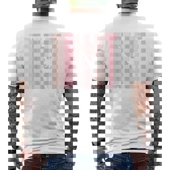 バレエ カットアウト アラベスク バックプリント ダンス メンズTシャツ バックプリント - Kawaiitshirt