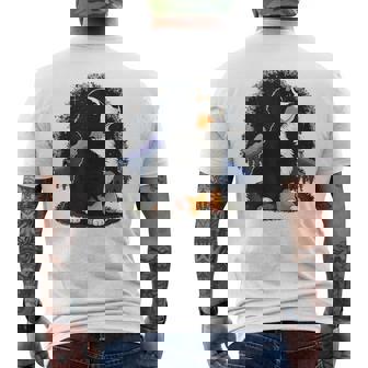 バーニーズマウンテンドッグ かわいいバーニーズマウンテンドッグ メンズTシャツ バックプリント - Kawaiitshirt