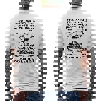 ビーバー・バレーより居場所はない メンズTシャツ バックプリント - Kawaiitshirt