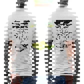 ホワイトゾンビ映画ポスター メンズTシャツ バックプリント - Kawaiitshirt