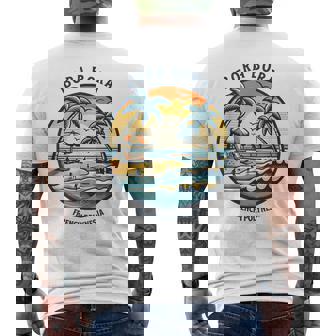 ボラボラ島 フランス領ポリネシア ボラボラ島 メンズTシャツ バックプリント - Kawaiitshirt