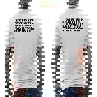 マーク・ケリーと立ち、投票ブルー、政治アパレル2026 メンズTシャツ バックプリント - Kawaiitshirt