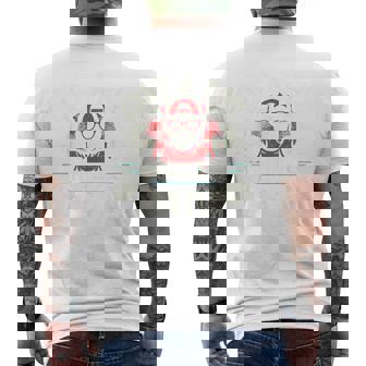 レスリングが大好きな少年 メンズTシャツ バックプリント - Kawaiitshirt