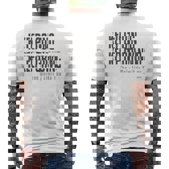 バックプリント ワークアウト フィットネス ファッション ジム 筋トレ ランニング ジョギング トレーニング スポーツ メンズTシャツ バックプリント - Kawaiitshirt