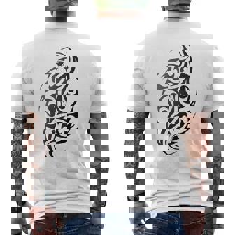 伝統的な本物のマオリ族タトゥーニュージーランド。 メンズTシャツ バックプリント - Kawaiitshirt