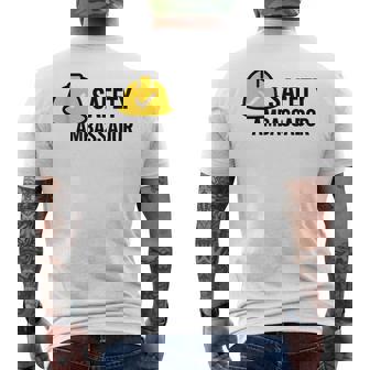 安全アンバサダー メンズTシャツ バックプリント - Kawaiitshirt