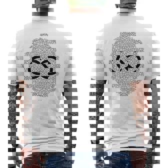 無限大の記号 メンズTシャツ バックプリント - Kawaiitshirt