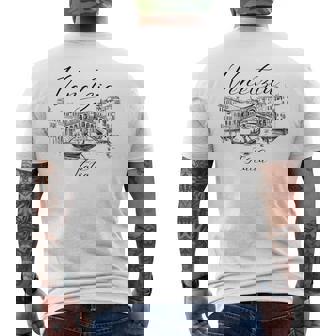 美しいヴェネツィア イタリア ベネチア イタリア お土産 メンズTシャツ バックプリント - Kawaiitshirt