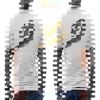 電気 ウナギ メンズTシャツ バックプリント - Kawaiitshirt