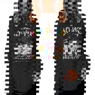 100 Days Of Doing Teacher Stuff 100Th Day Of School Teachers Women Sweatshirt | Seseable FR