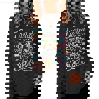 100Th Day Of School I Survived 67 Days Of School Teacher Women Sweatshirt - Thegiftio