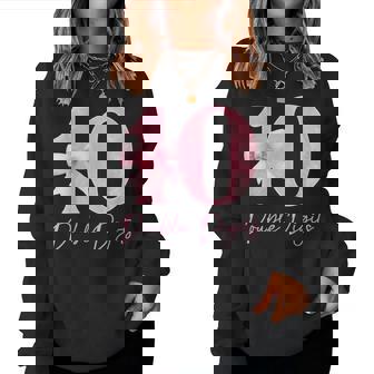 10Th Birthday Coquette Bow Pink 10 Year Old Birthday Girl Women Sweatshirt - Seseable