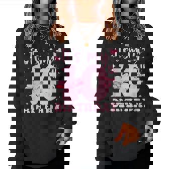 10Th Coquette Themed Birthday 10 Year Old Girl Coquette Bow Women Sweatshirt - Monsterry