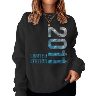 15Th Birthday Boy Girl 15 Years Old Vintage 2011 Women Sweatshirt - Thegiftio UK