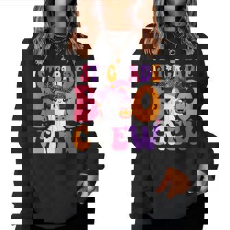 1St Grade Boo Crew Halloween First Grade Halloween Teacher Women Sweatshirt | Seseable FR