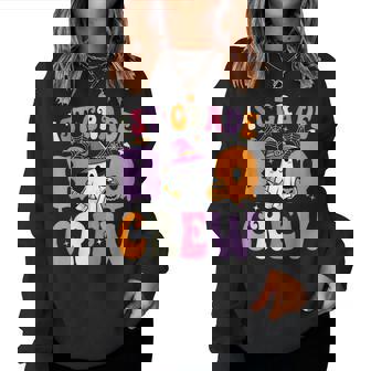 1St Grade Boo Crew Spooky First Grade Halloween Teacher Women Sweatshirt | Seseable FR