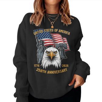 250Th Anniversary Usa United States America 250 Women Women Sweatshirt - Thegiftio UK