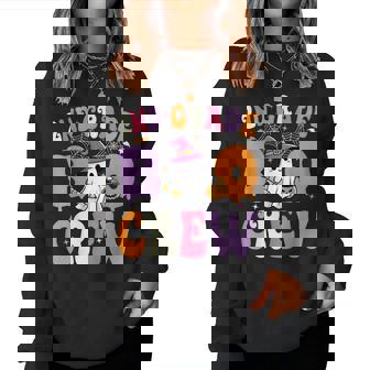 2Nd Grade Boo Crew Spooky Second Grade Halloween Teacher Women Sweatshirt - Thegiftio