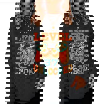 37歳の誕生日プレゼント 37歳 男性と女性、ビデオゲーム 1984年生まれ レディーススウェットシャツ - Kawaiitshirt