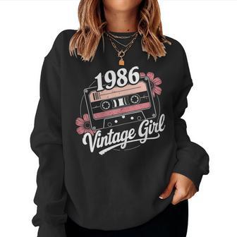 40 Años Intage 1986 Cumpleaños 40 Retro 1986 Sudadera Mujer - Regaloses
