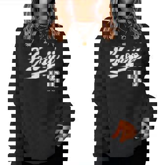 40 歳 誕生日 四十路 祝い 40歳 40才 お祝い 男性 女性 アラフォー 父 母 野球 ユニフォーム レディーススウェットシャツ - Kawaiitshirt