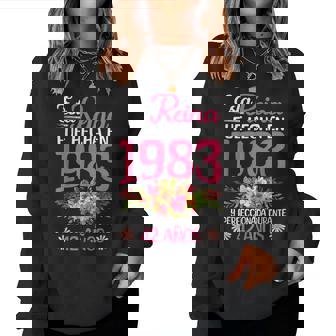 42 Años Regalo De Cumpleaños Hecha En 1983 42 Años Sudadera Mujer - Regaloses