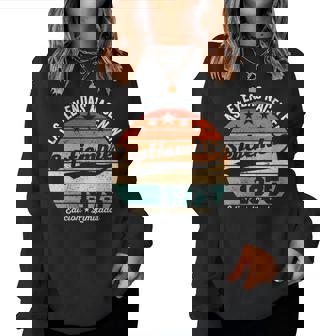 50 Años Cumpleaños Las Leyendas Nacen Eneptiembre De 1975 Cuello Sudadera Mujer - Regaloses