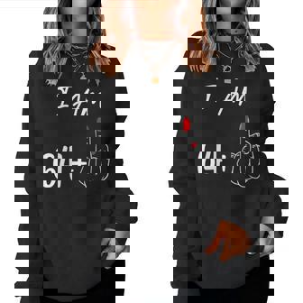 I Am 64 Plus 1 Middle Finger For A 65Th Birthday Women Sweatshirt - Thegiftio