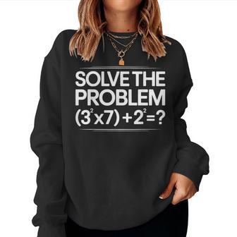 67 Meme Math Six Seven Teacher Brainrot Joke Women Sweatshirt - Thegiftio UK