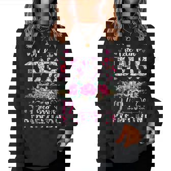 72 Year Old Made In 1953 Floral 72Th Birthday Women Women Sweatshirt | Mazezy