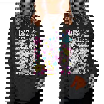 7Th Birthday Girl Six Seven I Was 6 Now I'm 7 Year Old Women Sweatshirt - Thegiftio