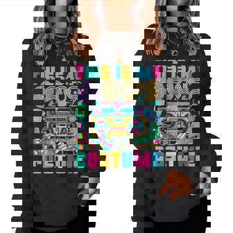 This Is My 80S Costume 1980S Party 80'S Outfit Women Women Sweatshirt - Thegiftio