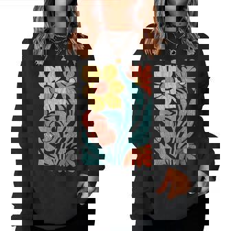 8647 Subtle Anti Trump Floral Boho Women Sweatshirt | Seseable CA