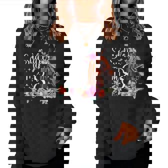 8Th Horse Birthday Eight Year Old Girl Horses Birthday Women Sweatshirt | Mazezy