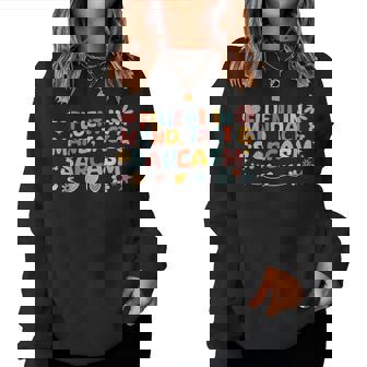 Aba Therapist Fluent In Mand Behavior Analyst Rbt Floral Women Sweatshirt - Monsterry